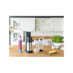 Sodastream DUO Promopack Titan - Ultimate Sparkling Water Maker with 3 Bottles & CO2 Cylinder - Unleash Refreshing Flavor!